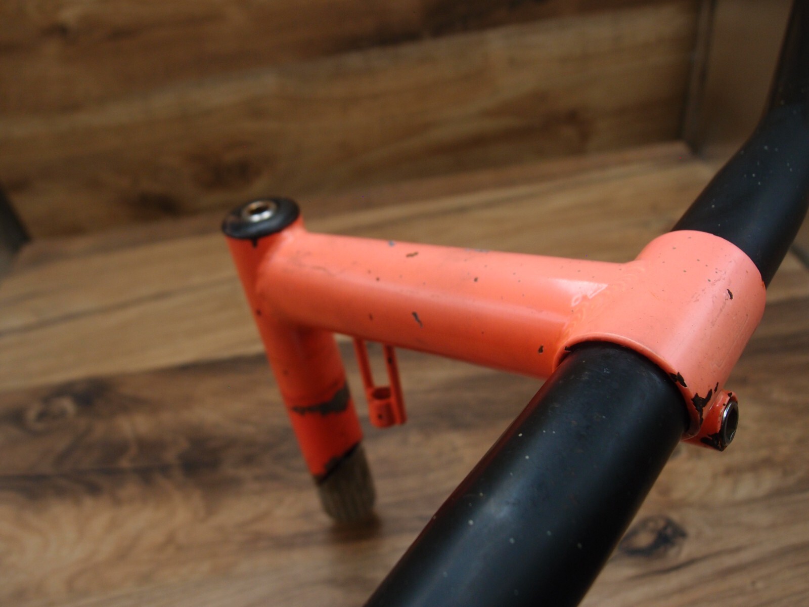 1989 MTB steel quill stem Ritchey Force by nL 25.4 mm + steel flat bar by nL