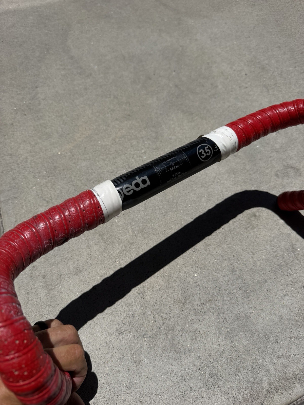 DEDA 35 ALLOY DROP BARS 42 CM 75 Reach 130 Drop 35 MM CLAMP Track / Road Bike