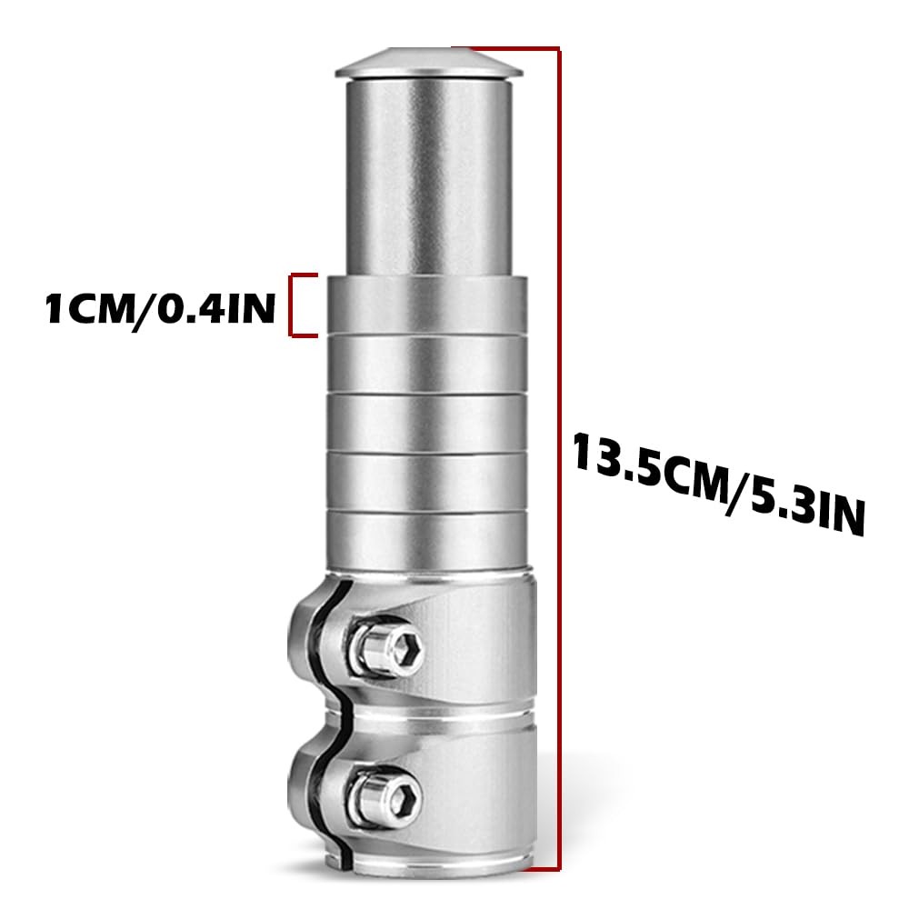 Bike Stem Riser – 3 Pack – Adjustable Height Bike Fork Stem Mulitple Standard