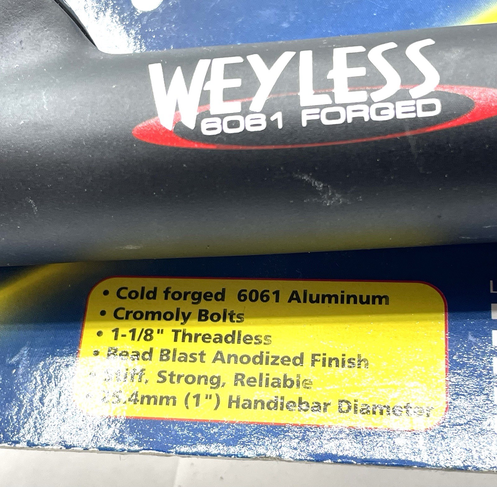 Weyless High Rise MTB’s/ Hybrid Stem 135mm / 40 Degree Rise NOS
