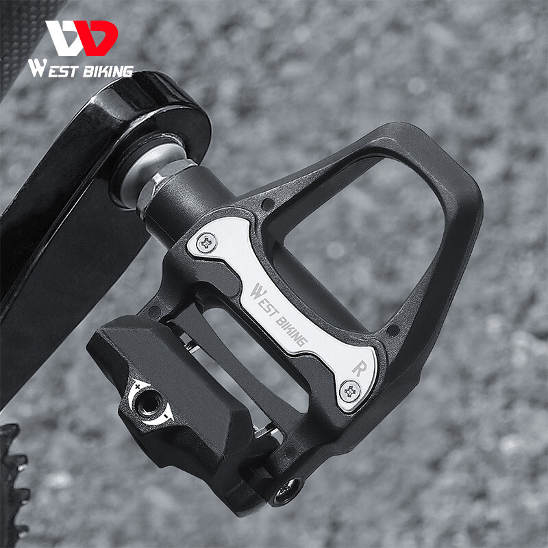 WEST BIKING Bike Flat/SPD Self-locking Pedals Cycling Cleat Sealed Bearing Pedal
