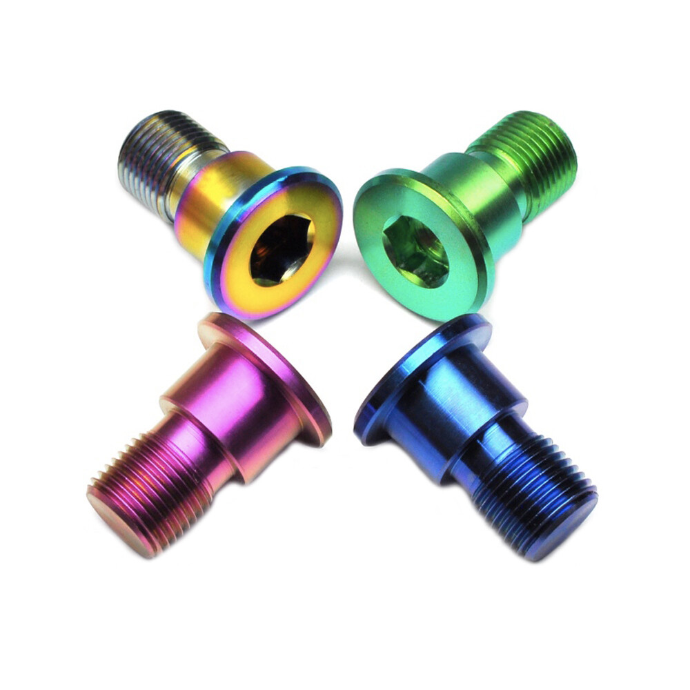M14 Titanium alloy Screws for Brompton Folding Bike Left Pedal Screws Gr5