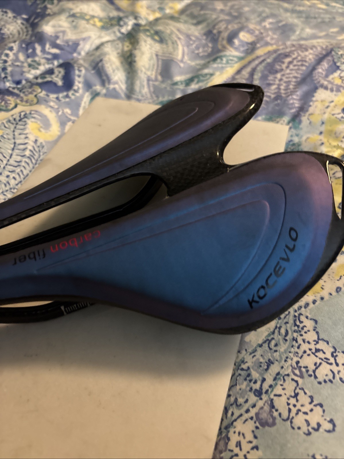 Kocevlo 3D Printed Carbon Saddle Road Bike 143mm 140 Grams