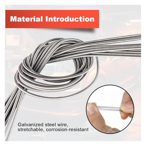 3/16» x 13 Ft Stainless Steel Brake Line Protector, Rustproof 3/16″-13 Feet