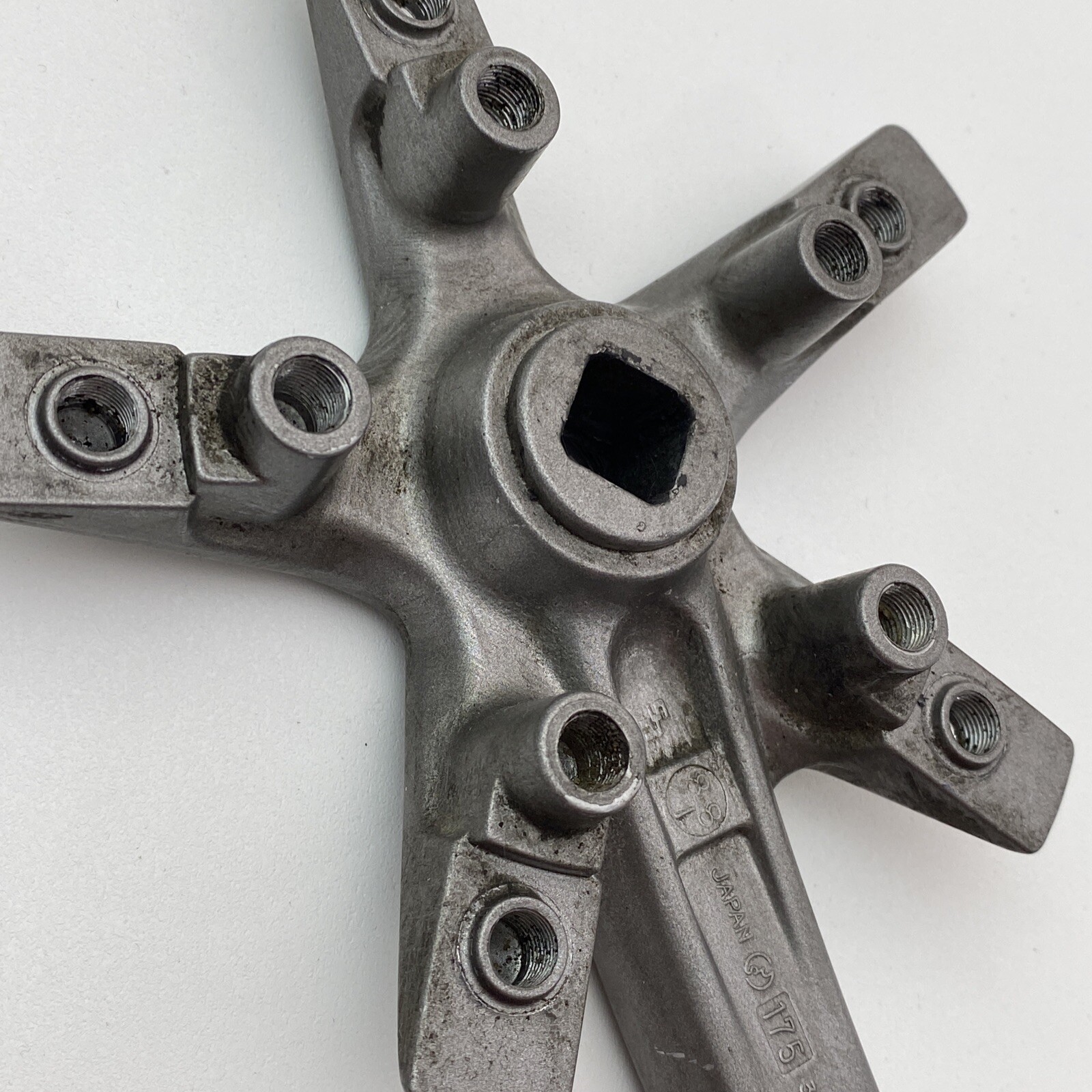 Vintage SR Sakae XCE Crank Arm Right 175 mm 110 74 BCD 1988 88 Silver Gray A22