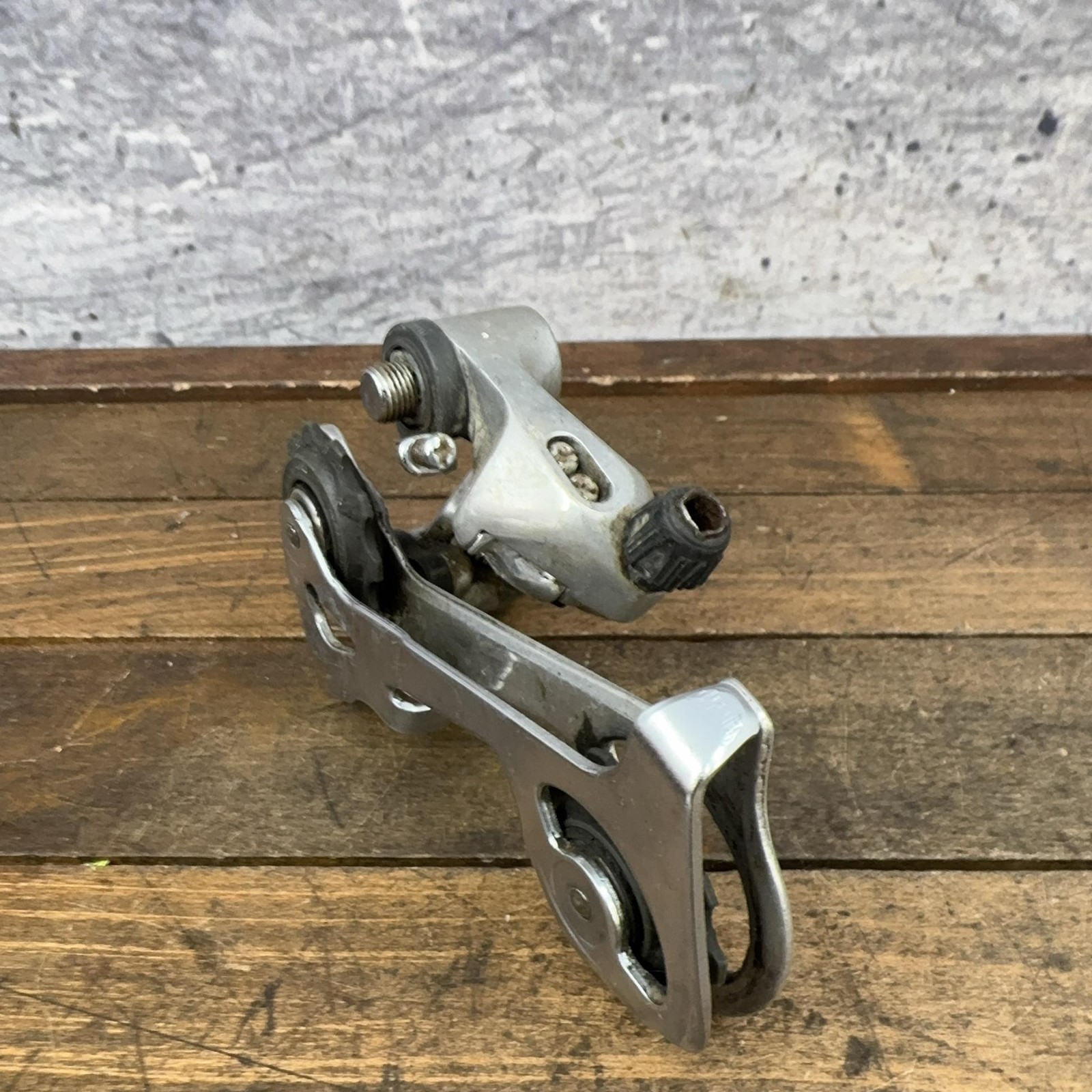Vintage Shimano Deore XT RD-M735 Rear Derailleur Long Cage Silver Japan MTB 265g