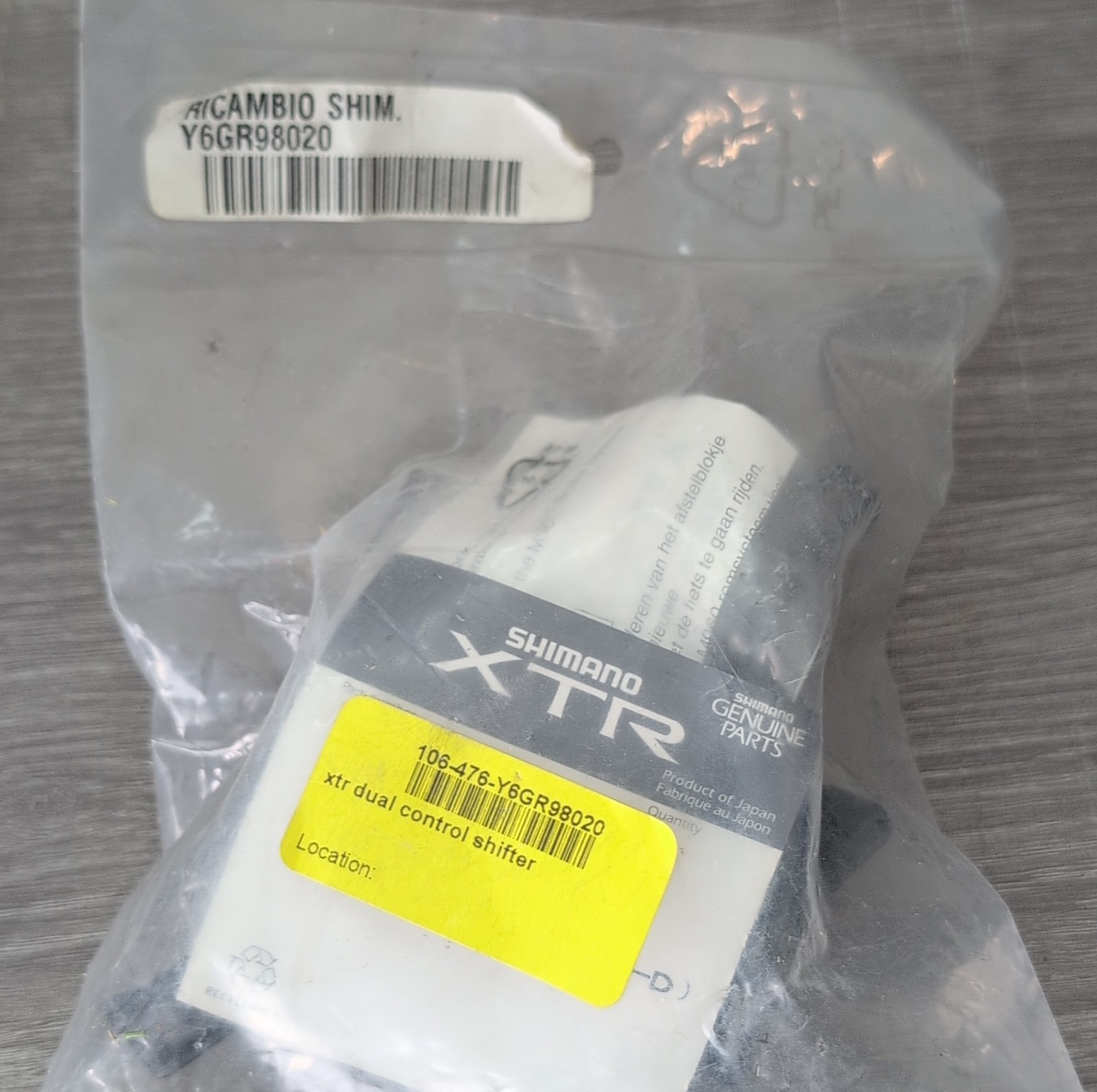 Shimano XTR Dual Control Shifter Y6GR98020 for Mountain Bike