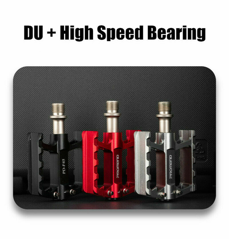 Promend 9/16″ MTB Road Bicycle DU Bearing Pedal Mini Folding Bike Pedals Cycling