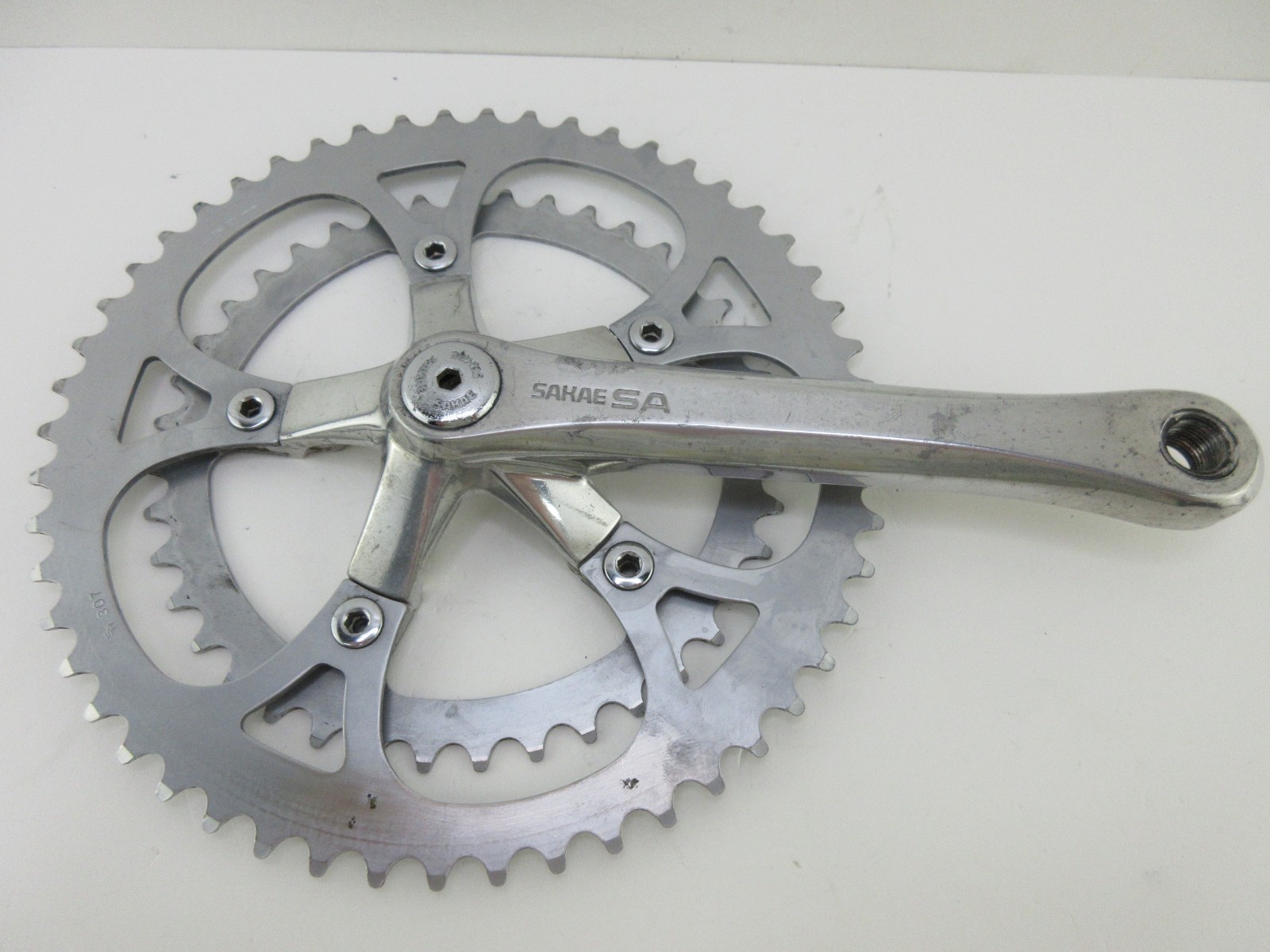 Sakae SA Crankset 170mm 52/40T Double Square Taper Vintage Road Japan