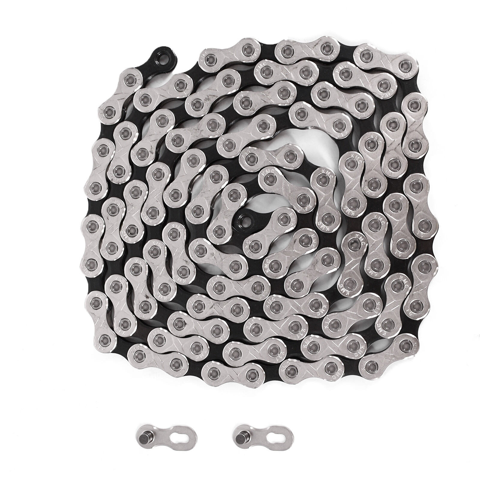 KMC X11 11-Speed Stretch-Proof Silver / Black Bike Chain 118L For SRAM Shimano