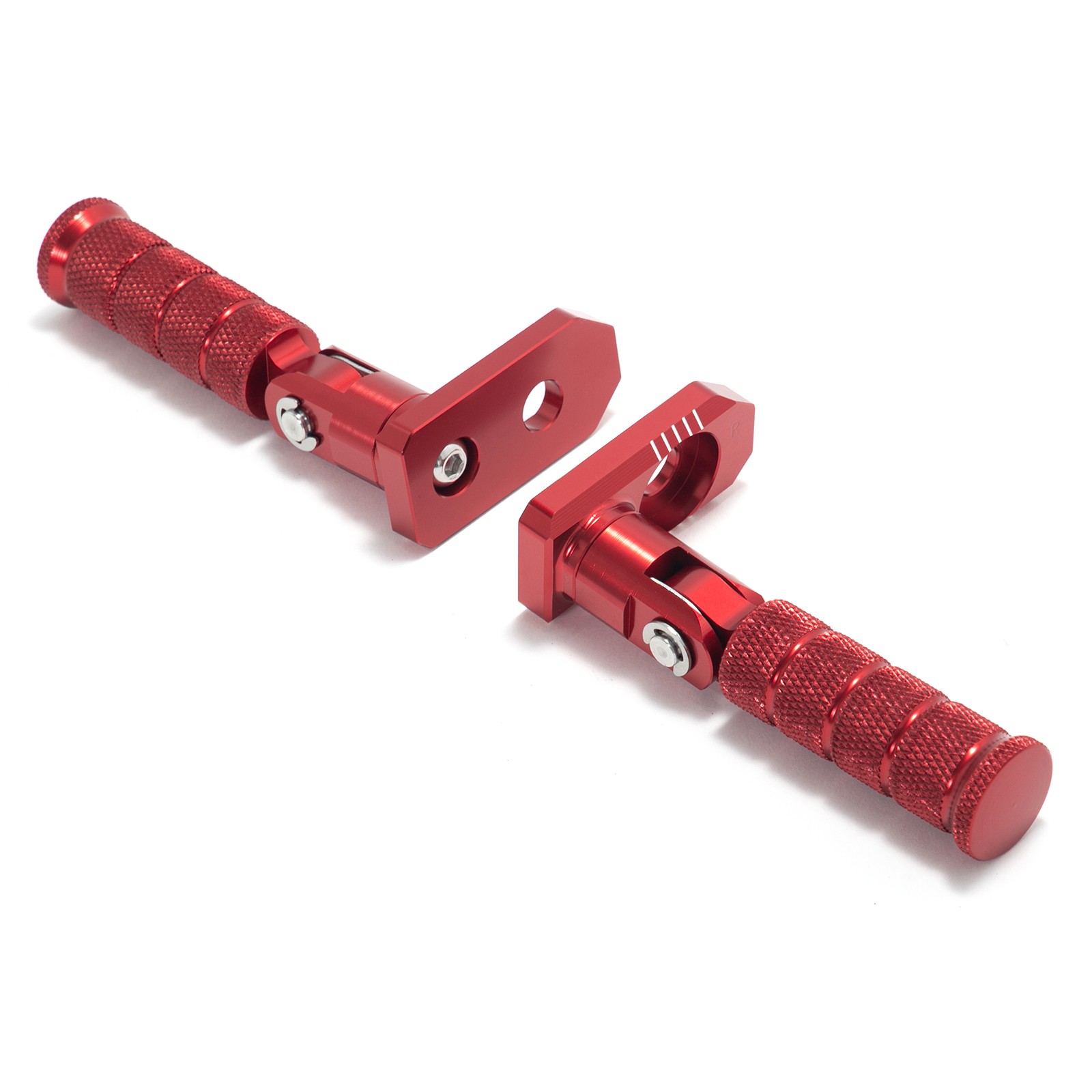 For Apollo RFN E-Bike Red Stunt Foot Pegs Pedals for Beta Explorer Dirt Bike MX