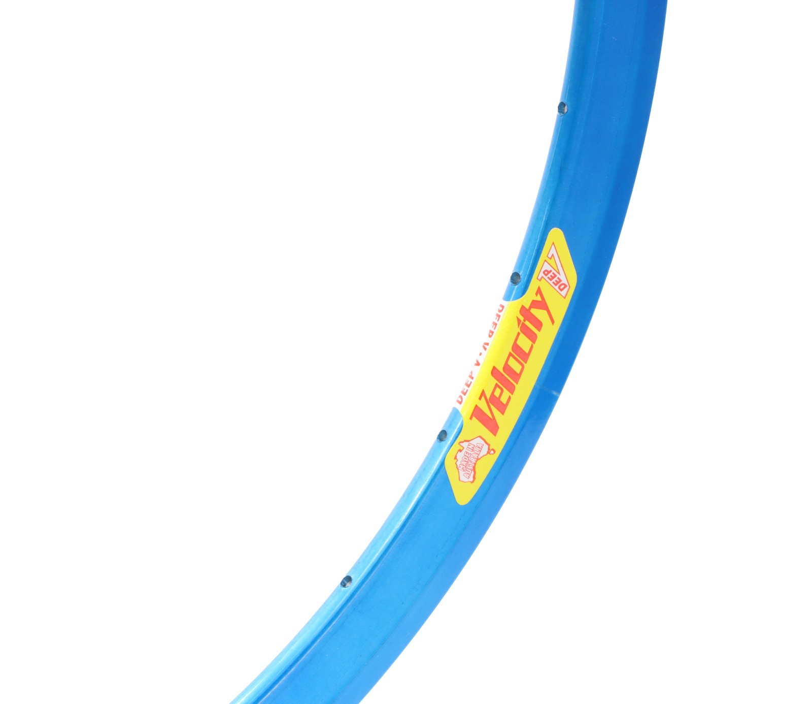 Velocity Deep V Alloy Rim 700c 32H Electric Blue NMSW Australia Bike NEW NOS