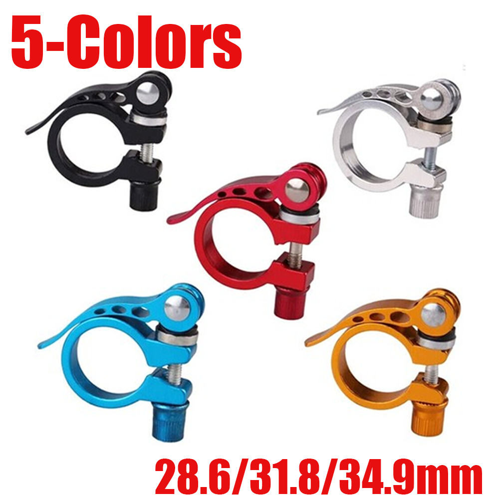 Aluminium Alloy Bike Seatpost Clamp MTB Quick Release Seat Post Collar