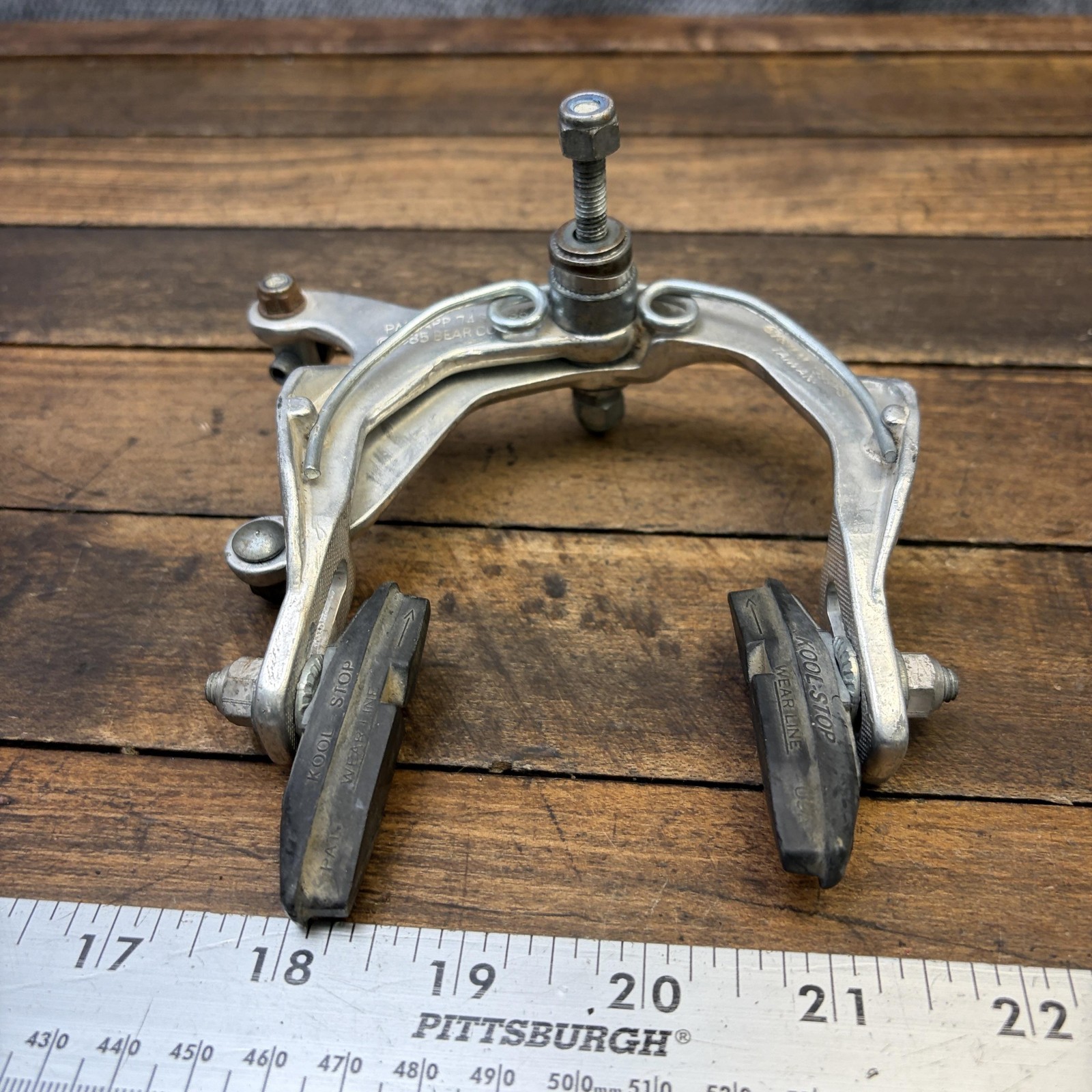 Vintage Odyssey 1999 BMX Caliper Brake 1985 Bear Stamp Silver Old School USA Bik