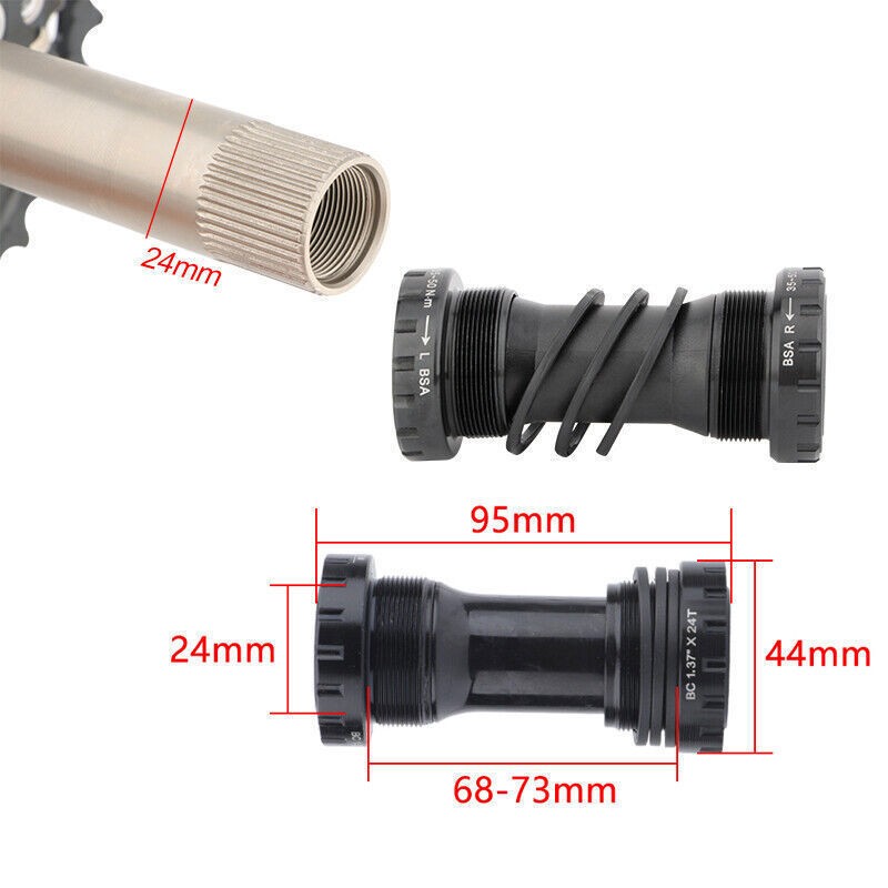 IXF 104BCD Hollowtech Crank Arm Mountain Bike Bottom Bracket 170mm For Shimano