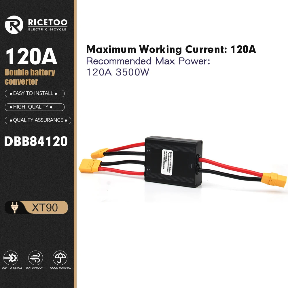 E-bike Battery Module 20A-100A 20V-70V E-bike Dual Battery Connect 40-100V 120A