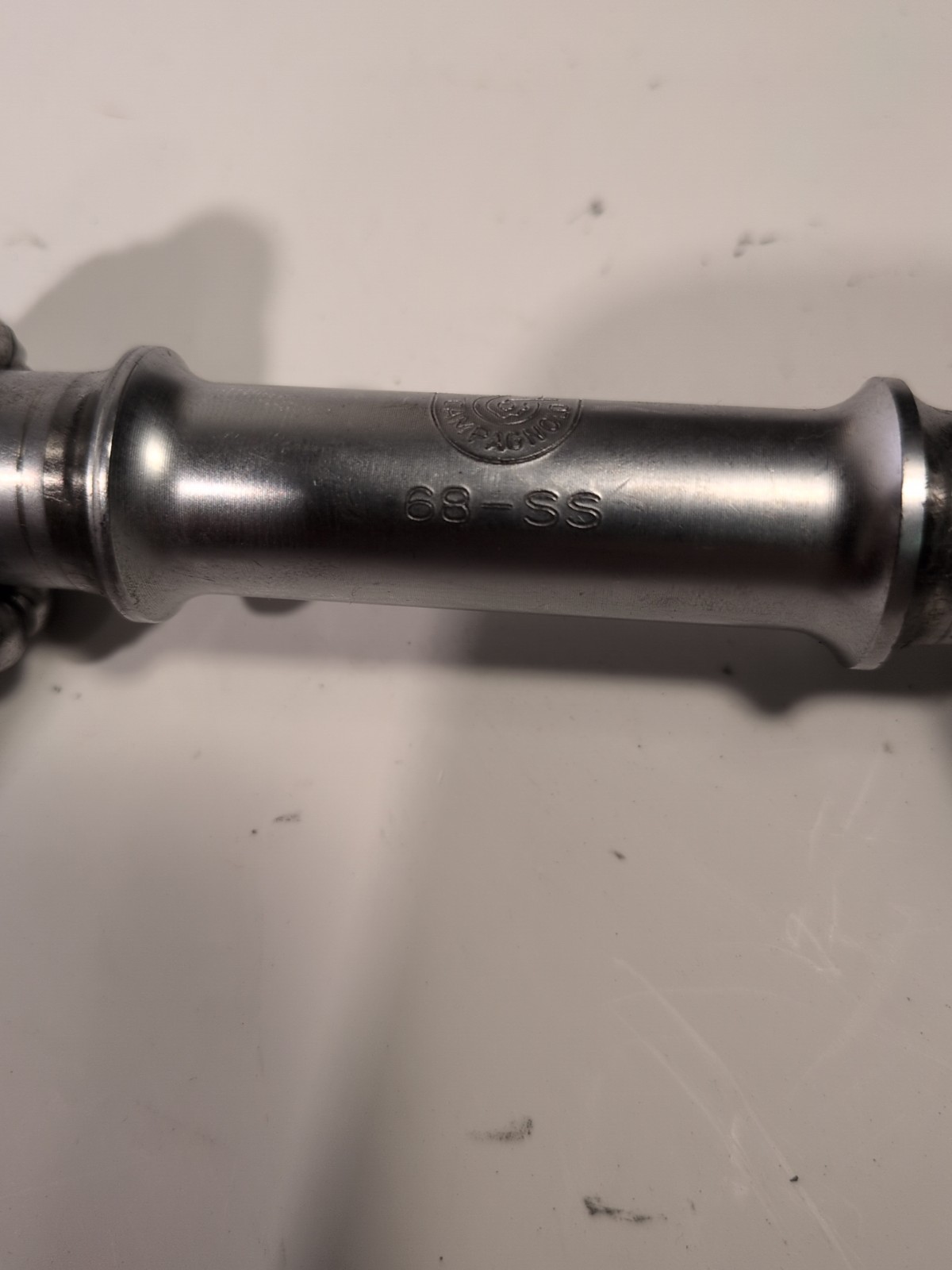 Vintage Campagnolo Bottom Bracket 68-SS 1.370×24 TPI 111mm Spindle Length