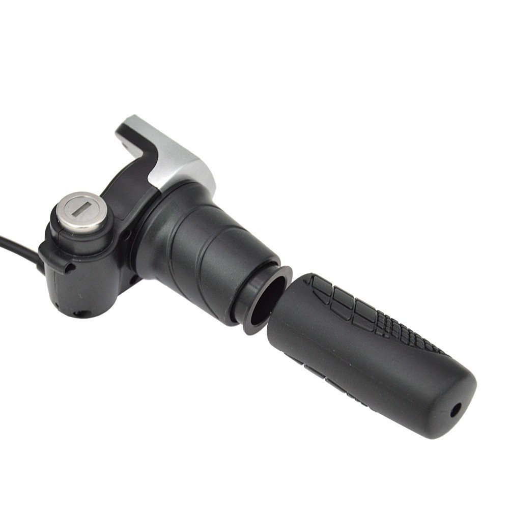 36V/48V EBike Electric Bicycle Split Throttle Handle Twist Grip w/ Power Display