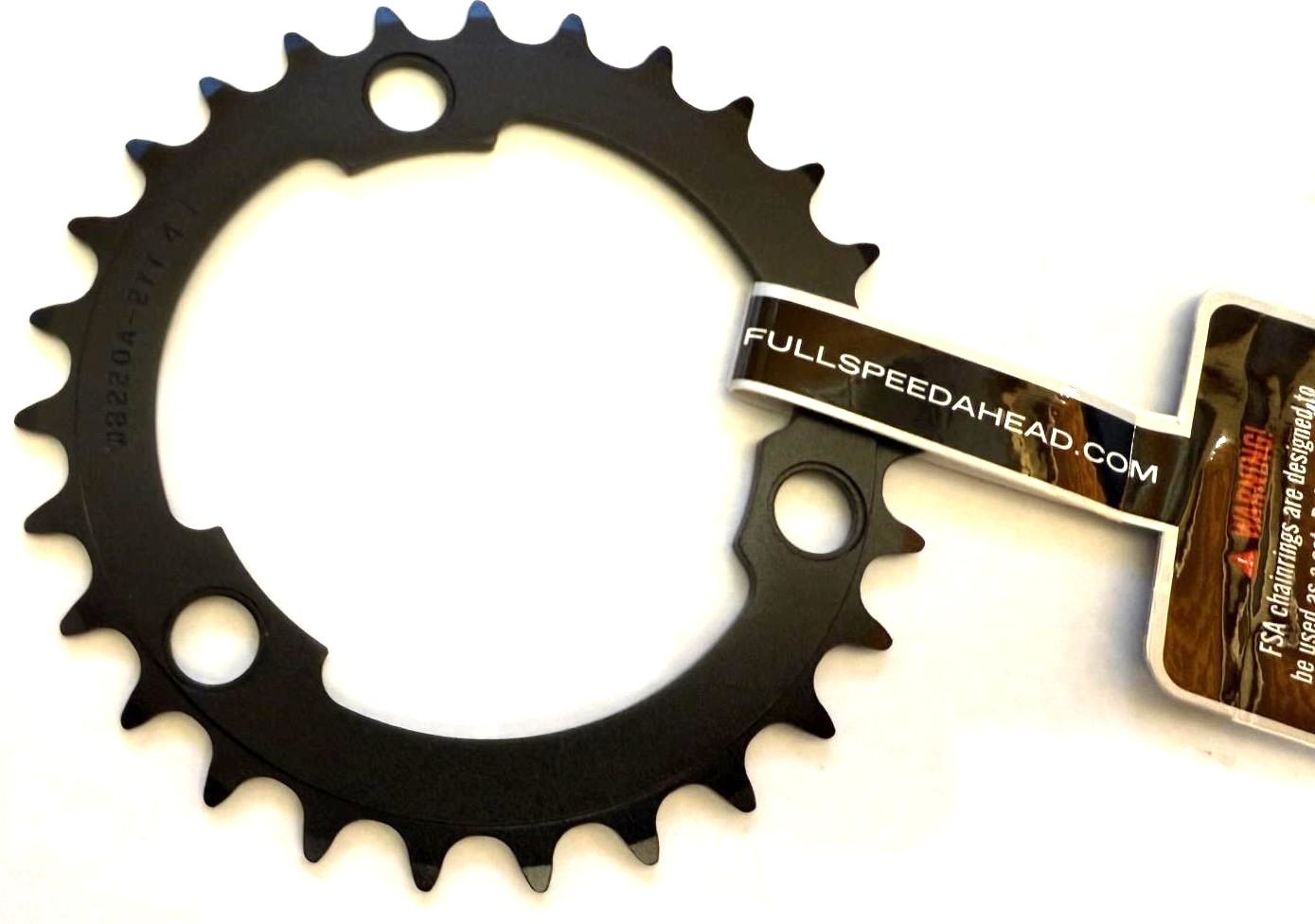 FSA PRO MTB Chainring 27T 86 mm BCD 27 Tooth 10 Speed WB220A 3 Bolt Aluminum 386