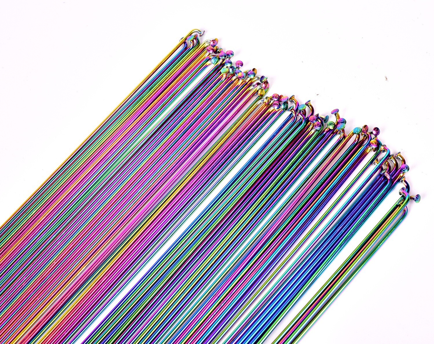 Ultralight 6g J-Bend Colorful Stainless Bicycle Bike Spokes with Brass nipples