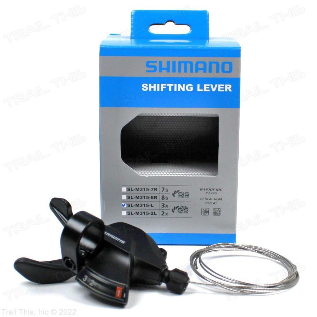 Shimano Altus SL-M315-L 3-Speed Bicycle Left Rapidfire Plus Trigger Shifter