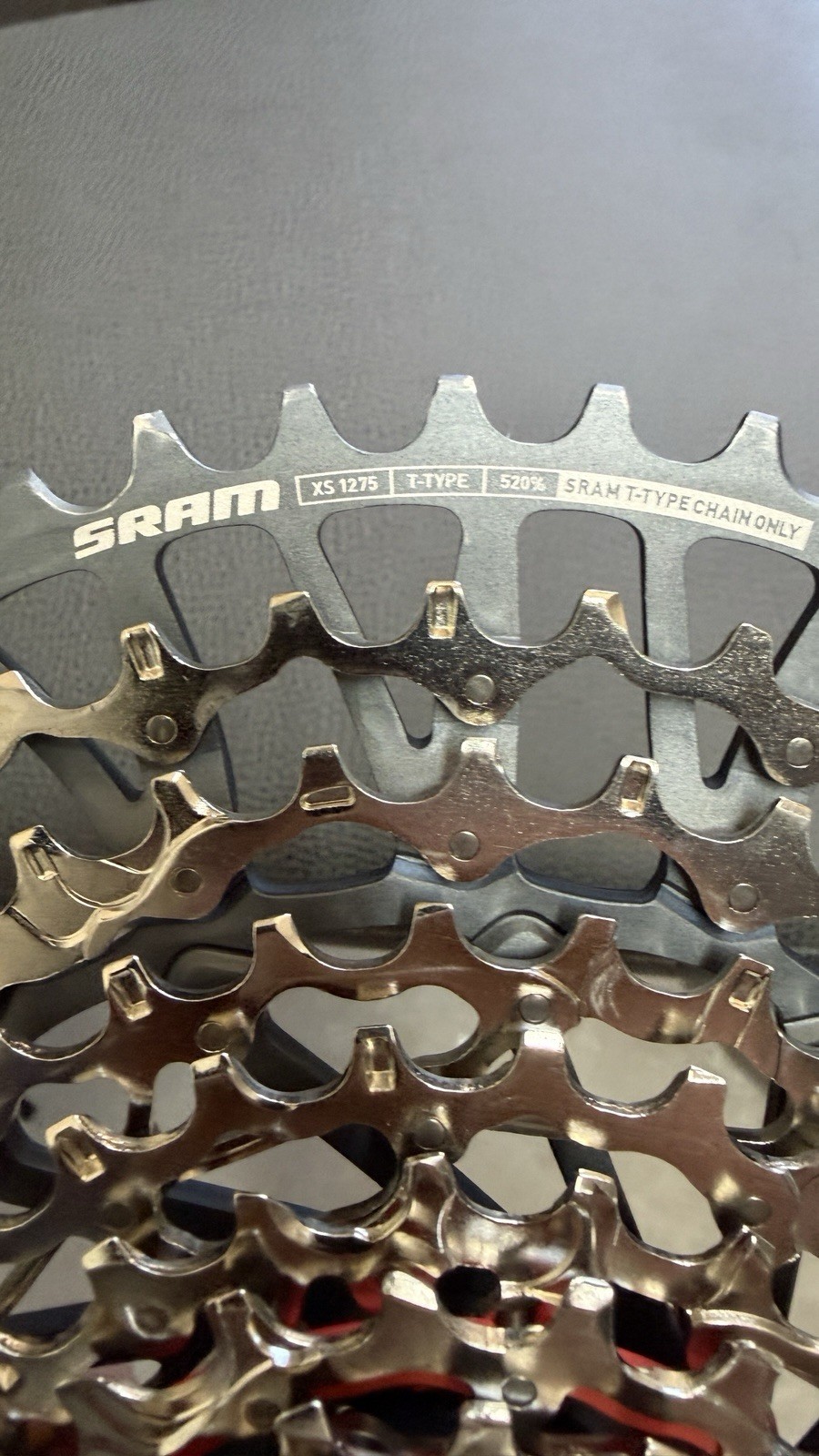 SRAM GX Eagle T-Type XS-1275 Cassette – 12-Speed, 10-52t, For XD Driver, Silver