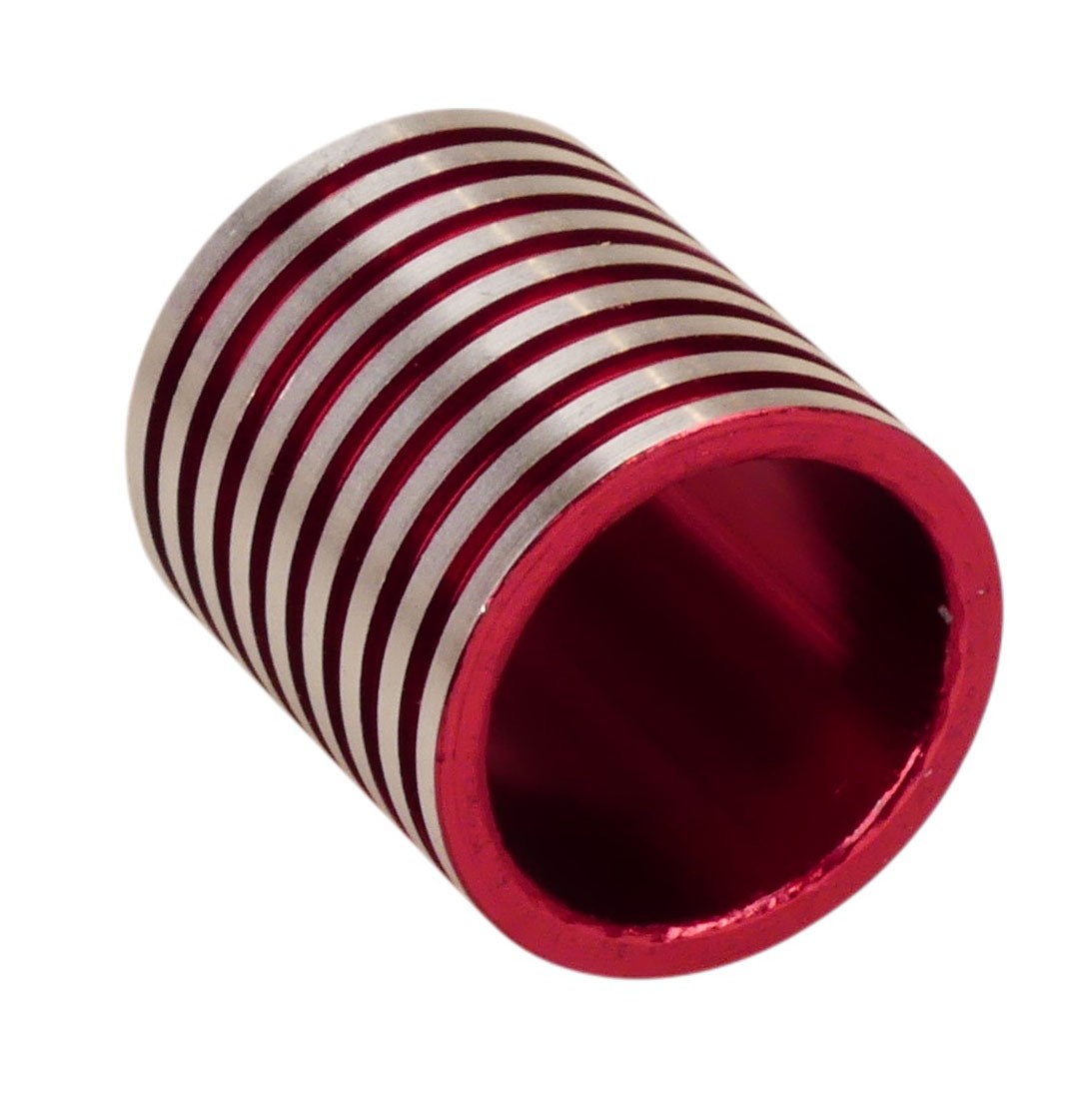 Stem stiffener for old school BMX 21.1mm quill bicycle stems – RED/SILVER