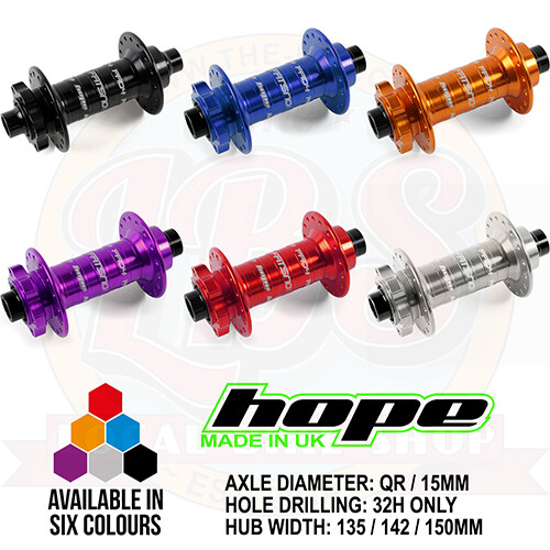 Hope Pro 4 Fatsno Front Hub 32H – All Colors, Width and Axle Options – Brand New