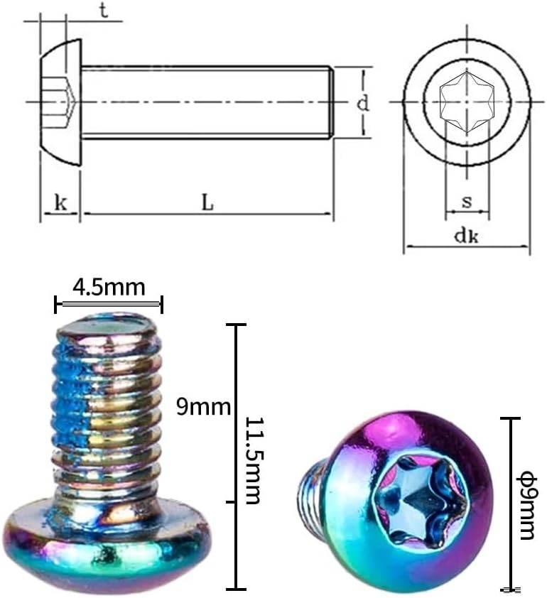 Heavy-Duty 220 mm Thickened Stainless Steel Rear Brake Disc Rotor for for Lig…
