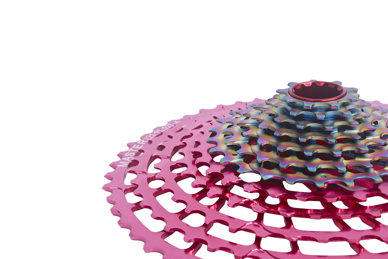 KCNC 12 Speed Cassette 9-52T Pink Rainbow MTB Bicycle for SRAM Eagle XD Driver