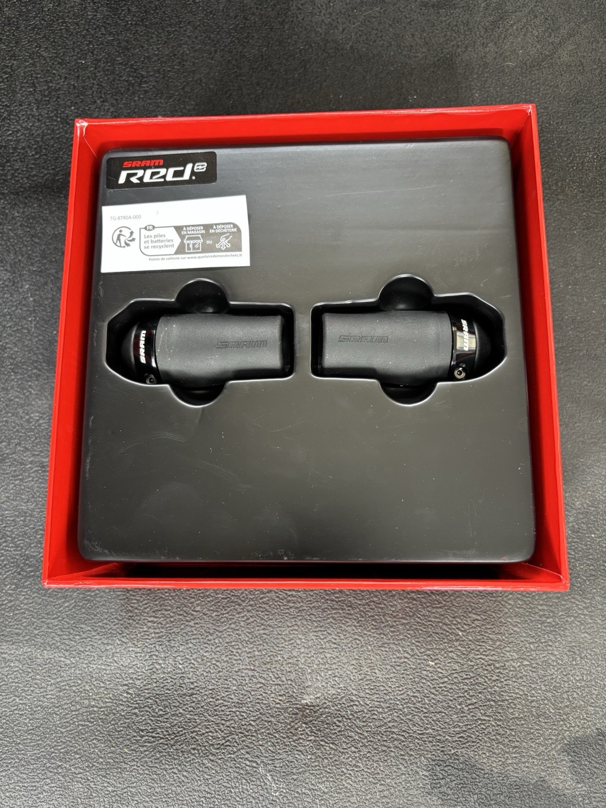 SRAM Red eTap Electronic Blip Grip Aero Pair Black (BLIPS NOT INCLUDED)