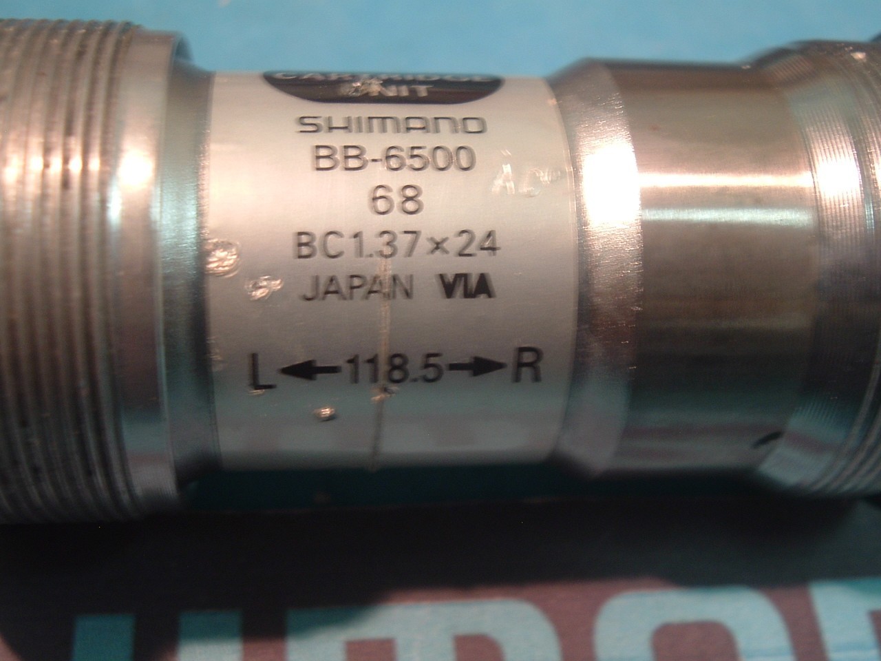 Shimano Ultegra BB-6500 Cartridge Bottom Bracket-68×118.5MM-English-VGC++