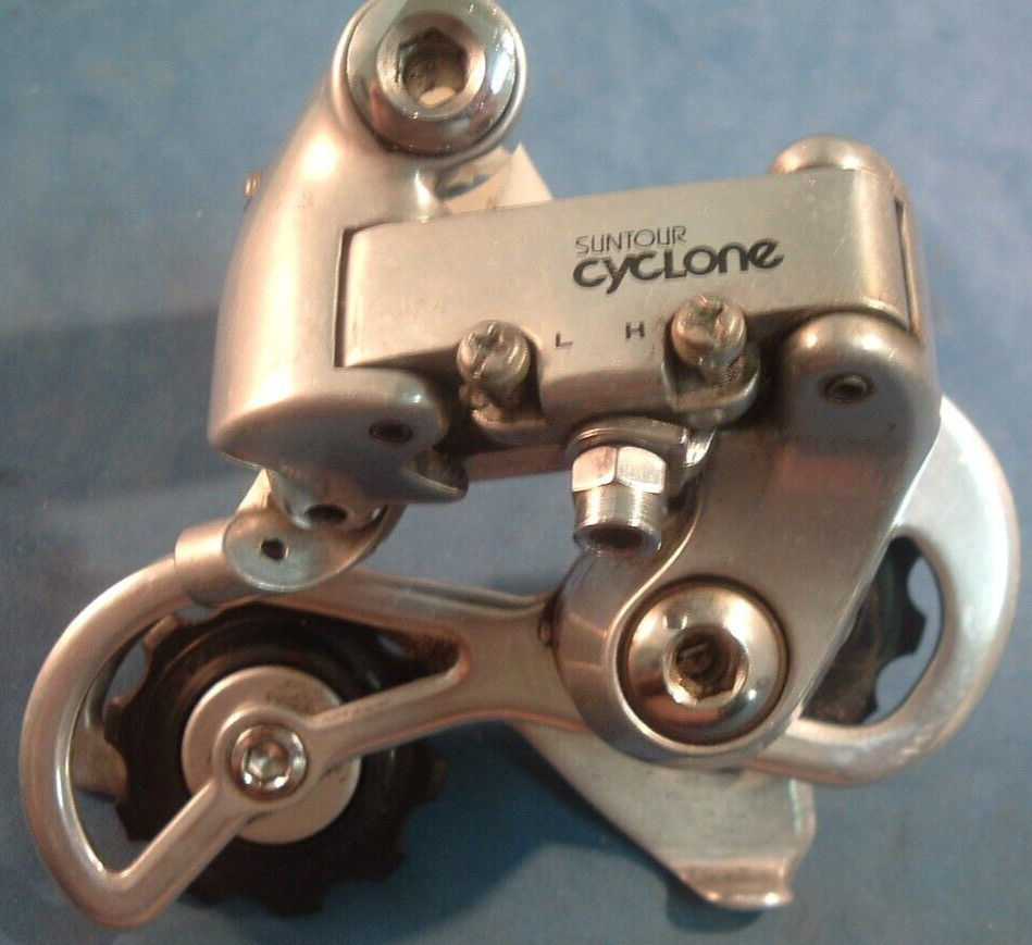 SunTour Cyclone RD-6000 Road Rear Derailleur – 2×5/6/7-Speed- 28T- VGC++