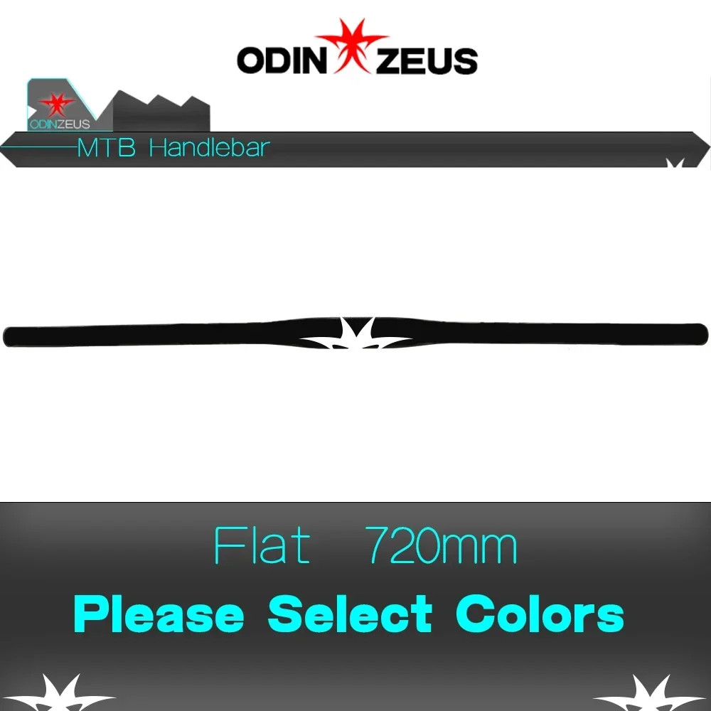 Ultra Light Mountain Bike Carbon Handlebar Flat Curved Upright BMX Handlebar