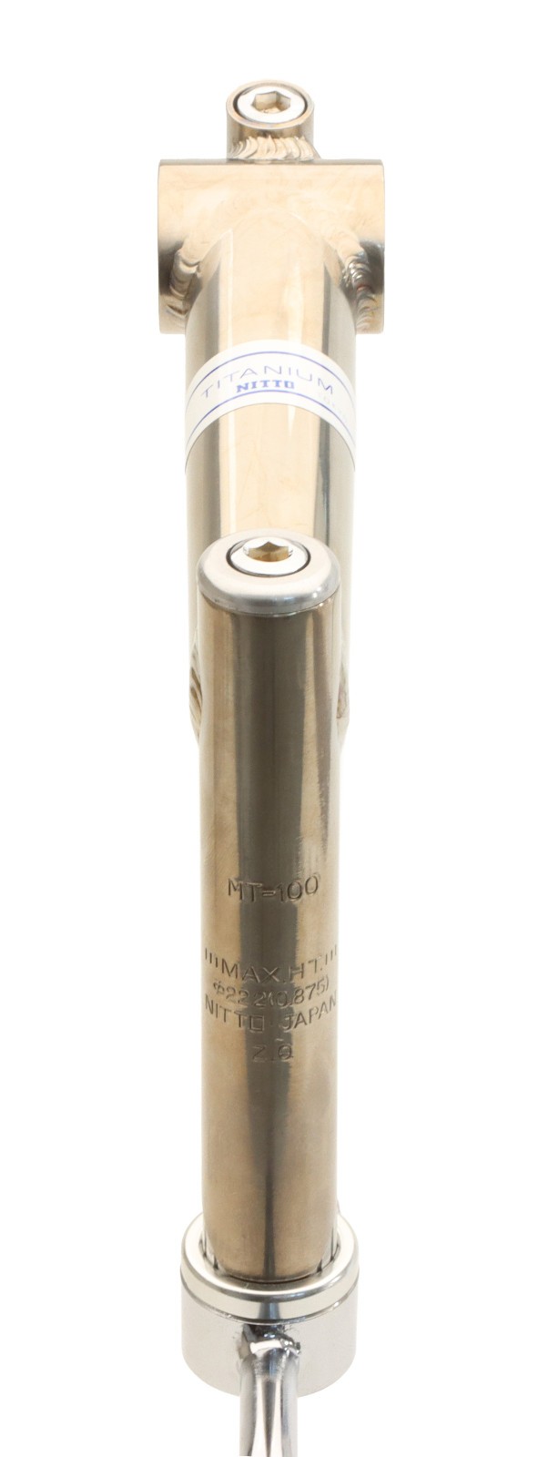 Nitto MT-100 1″ Titanium Quill Stem 120mm 25.4mm Clamp Silver 110° Rare NEW NOS