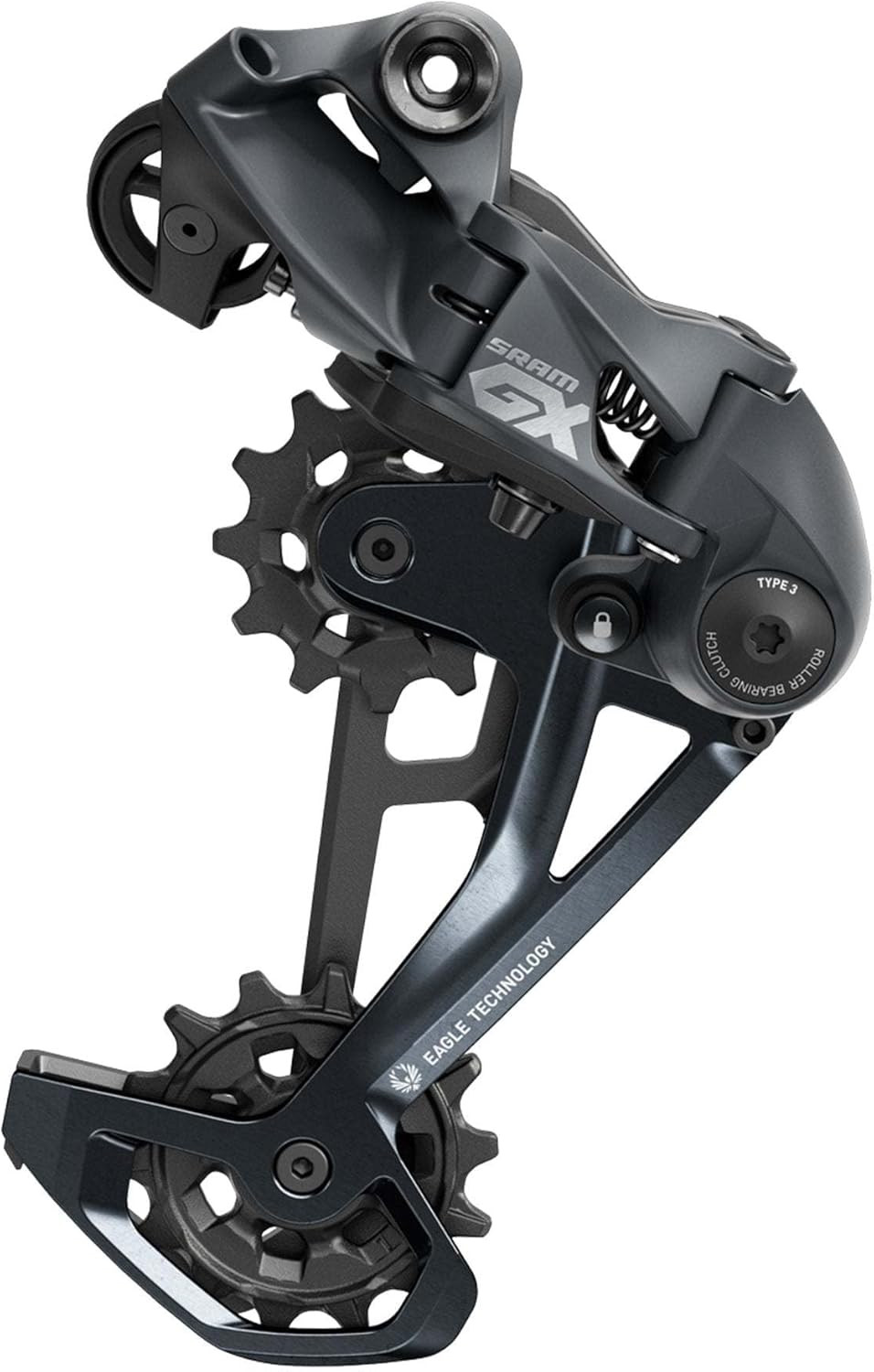 SRAM GX Eagle Rear Derailleur – 12-Speed, Long Cage, 52T Max, Lunar