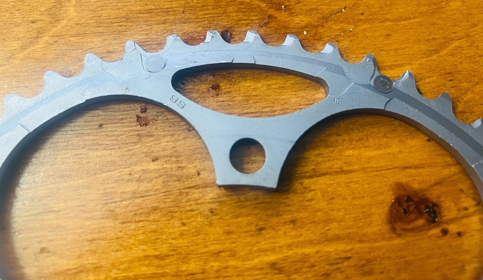 Shimano SG 52T Chainring 130 BCD A-Type Silver Aluminum Road 5-Bolt – MINT COND