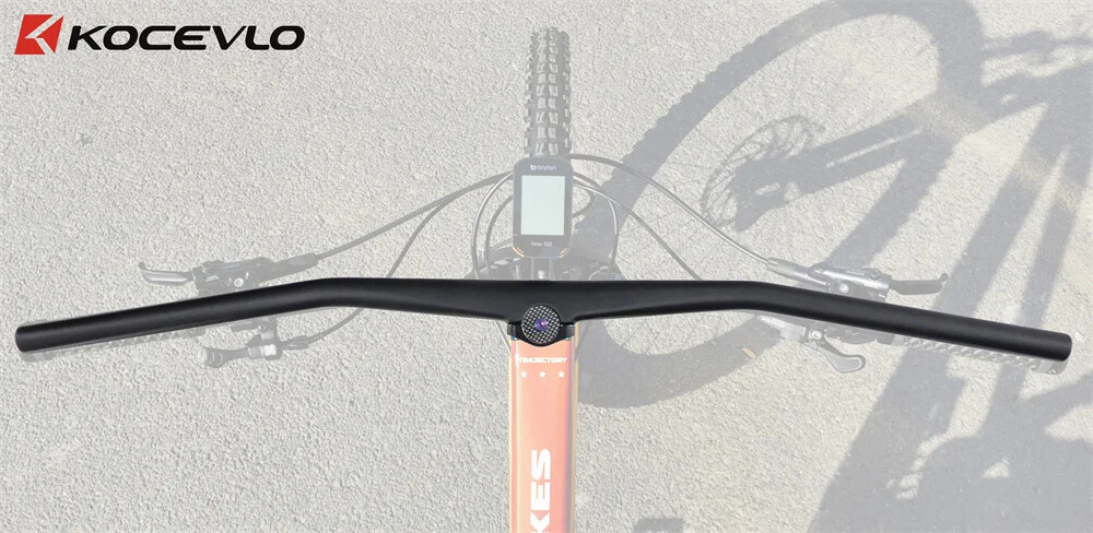 Carbon Mountain Bike Integrated Handlebar UD Matt 35*800mm with Computer Mount