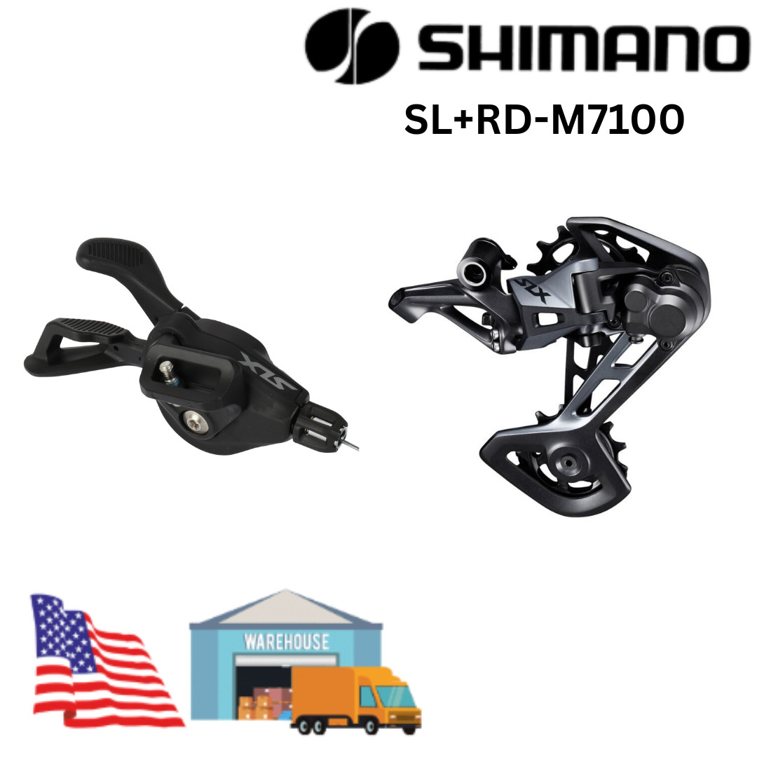 Shimano SLX M7100 12 Speed MTB Groupset Right Shifter Rear Derailleur
