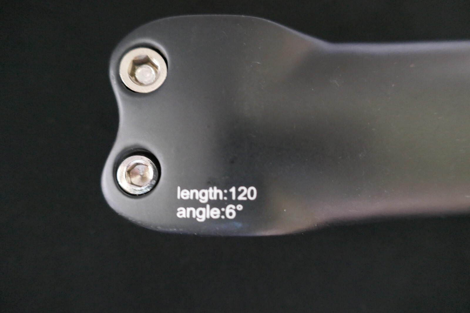 UNBRANDED MATT CARBON CHINA COMPOSITE 120mm 6* HANDLEBAR BAR EASTON STEM