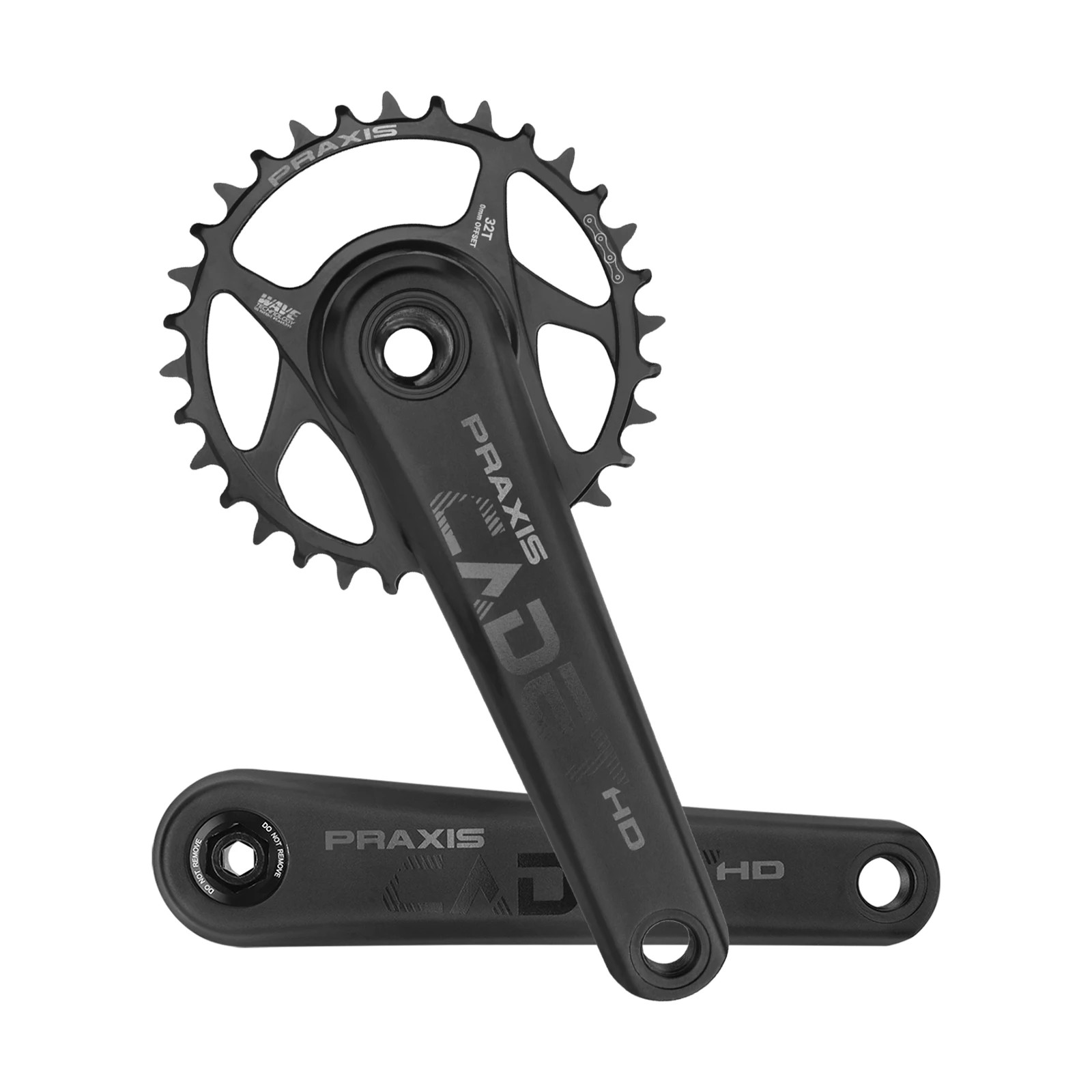 165/170/175mm 30T/32T Single Chainring Mountain Bike Hollow Integrated Crankset