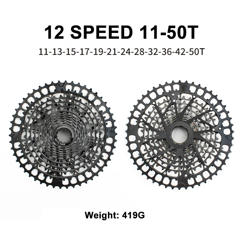 11 Speed 12 Speed Freewheel HG MTB Cassette Maxxlite Bicycle Cassette Ultralight