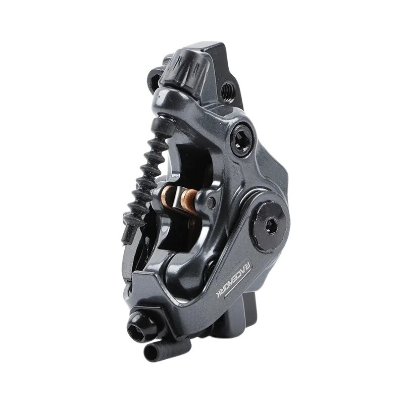 1 Pair Bicycle Brake Caliper Mechanical Disc Caliper MTB Pushe Piston Disc Brake