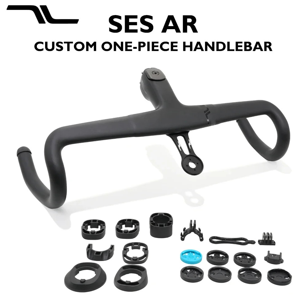 -7 Degree Carbon Integrated Road Bike Cockpit Full Internal Routing 28.6mm Clamp