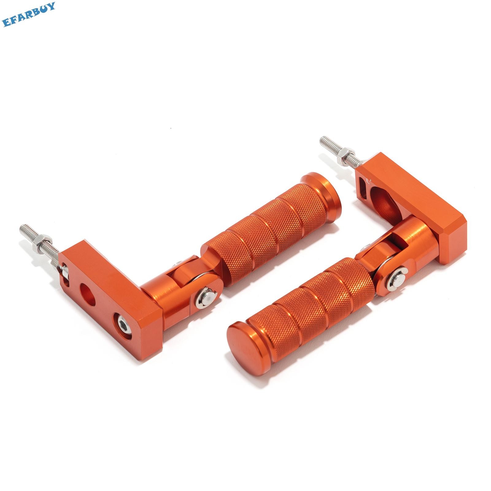Orange Pair Stunt Foot Pegs Pedal For Sur-Ron Light Bee LB X For eride pro ss