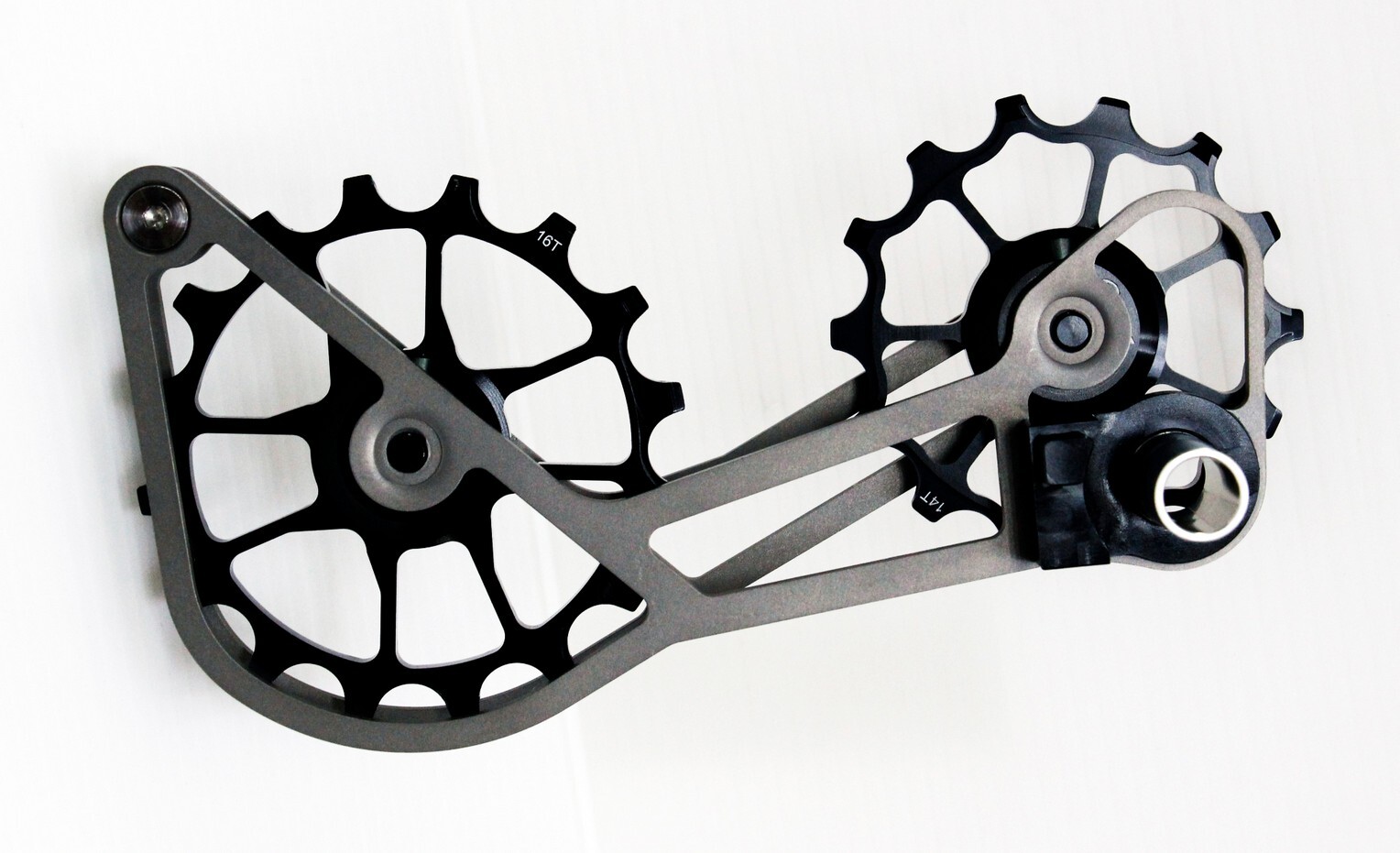 Swishti Road Bike Oversized Pulley Titanium Cage For Campy Campagnolo Black