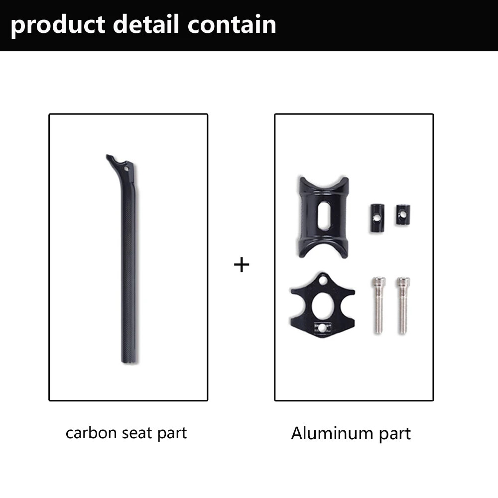 Carbon Seatpost Bicycle Retractable Cantilever 27.2/30.8/31.6mm Offset Seatposts