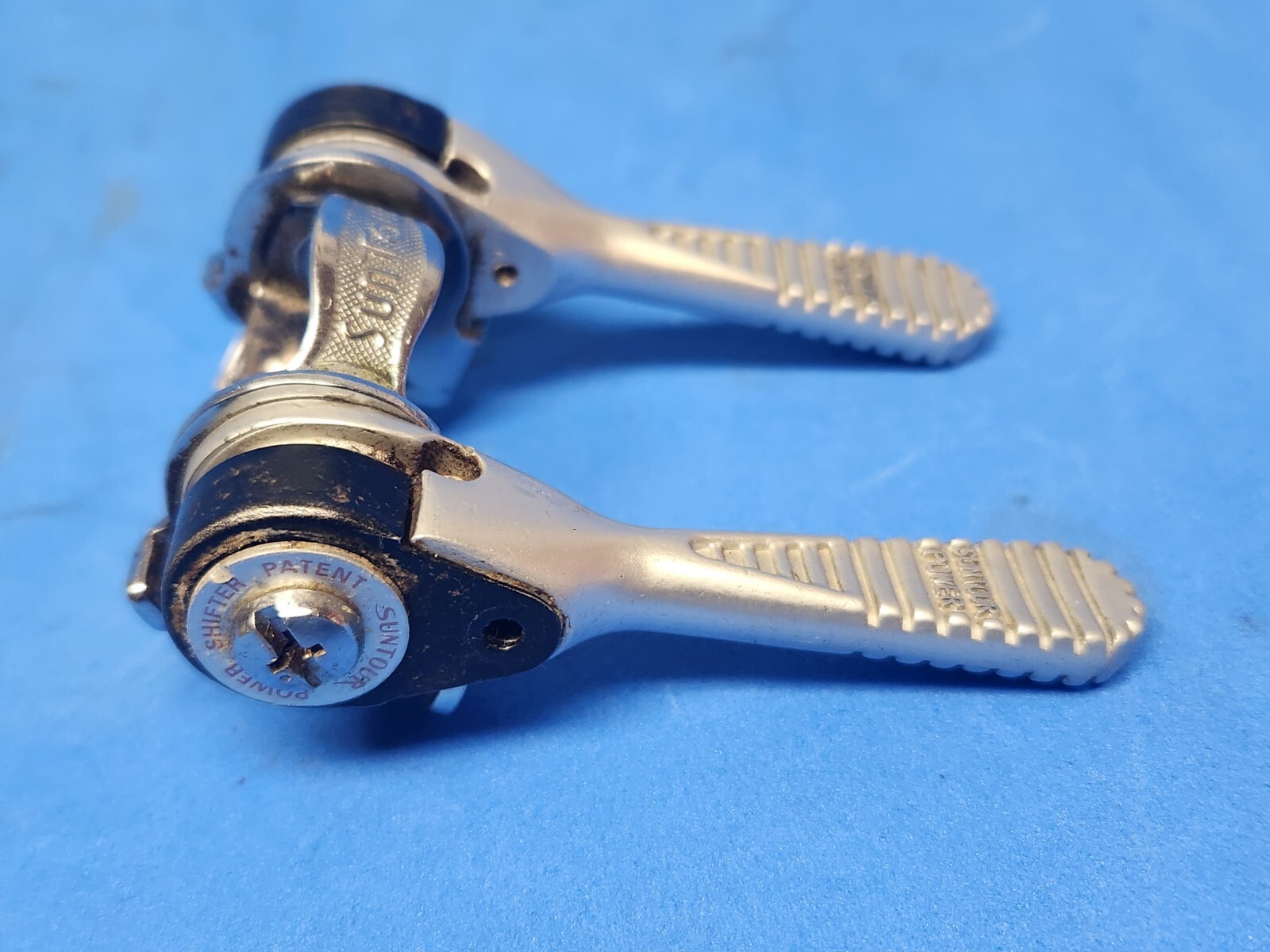 Suntour Power Shifter Ratchet Down Tube Clamp Friction Shifter 5s 6s