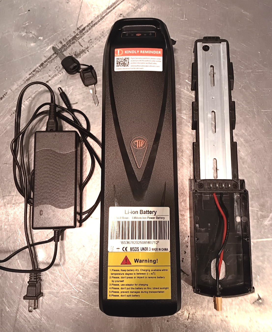 JIANGXI 36V E-Bike Battery Tested Includes Key Excellent Condition FAST SHIPPING