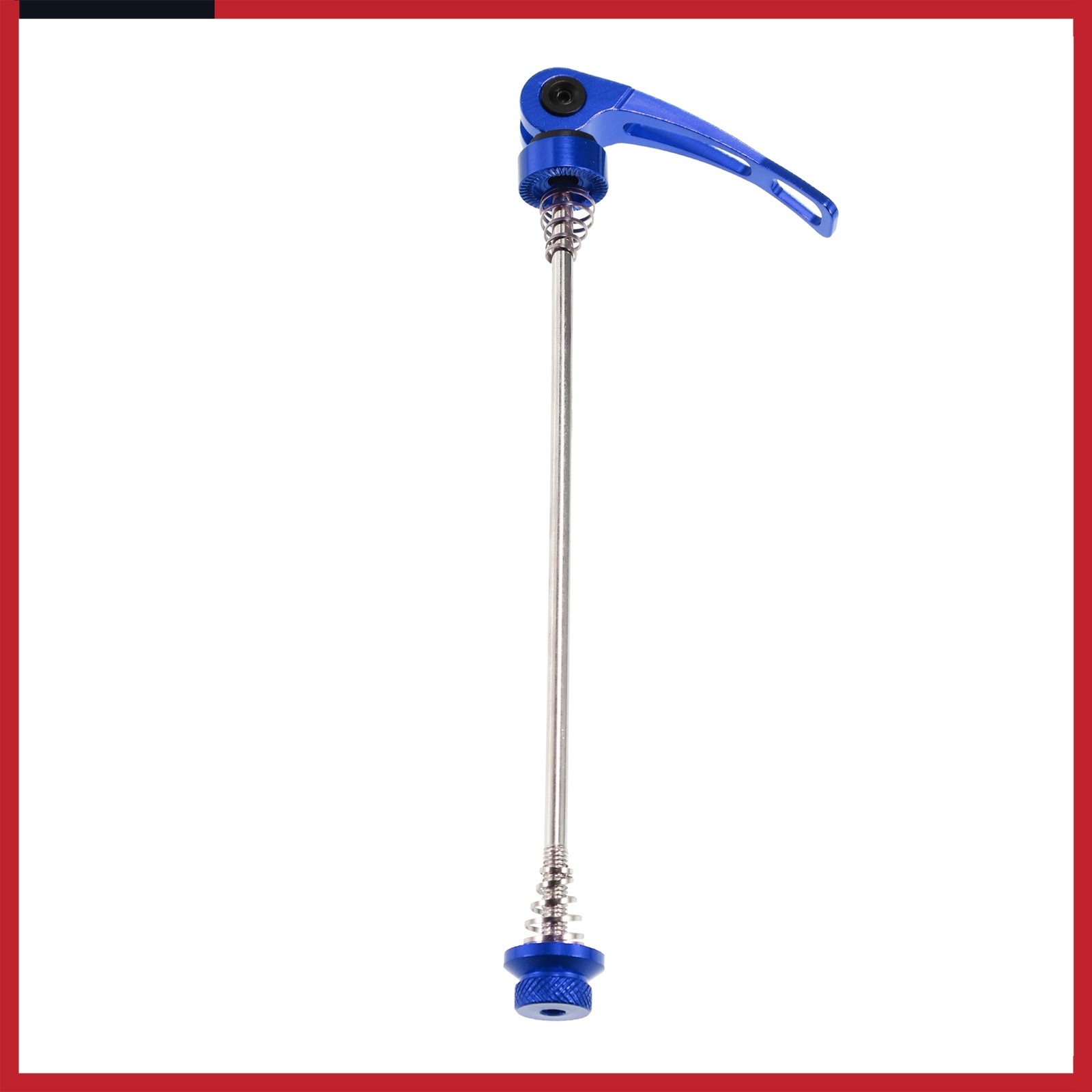 1Pair Front Rear Bicycle Skewers Quick Release Axles Skewers M5 x 0.8 Blue